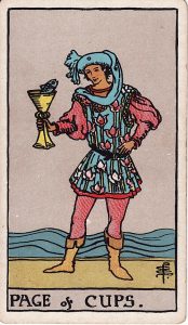 Tarotkortet Page i Bægre
