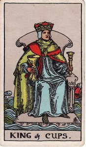 Tarotkortet Konge i Bægre