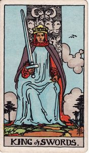 Tarotkortet Konge i Sværd