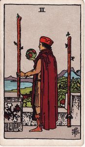 Tarotkortet 2'er i Stave