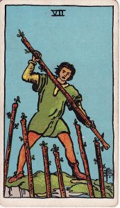 Tarotkortet 7'er i Stave