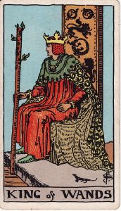 Tarotkortet Konge i Stave