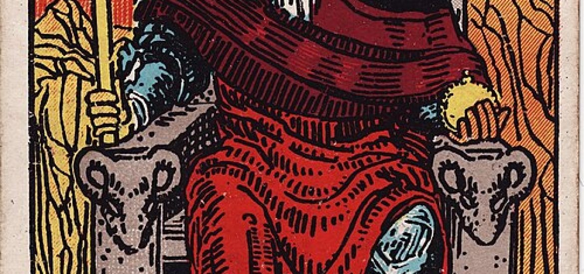 Tarotkortet Herskeren fra Rider-Waite-Smith-dækket