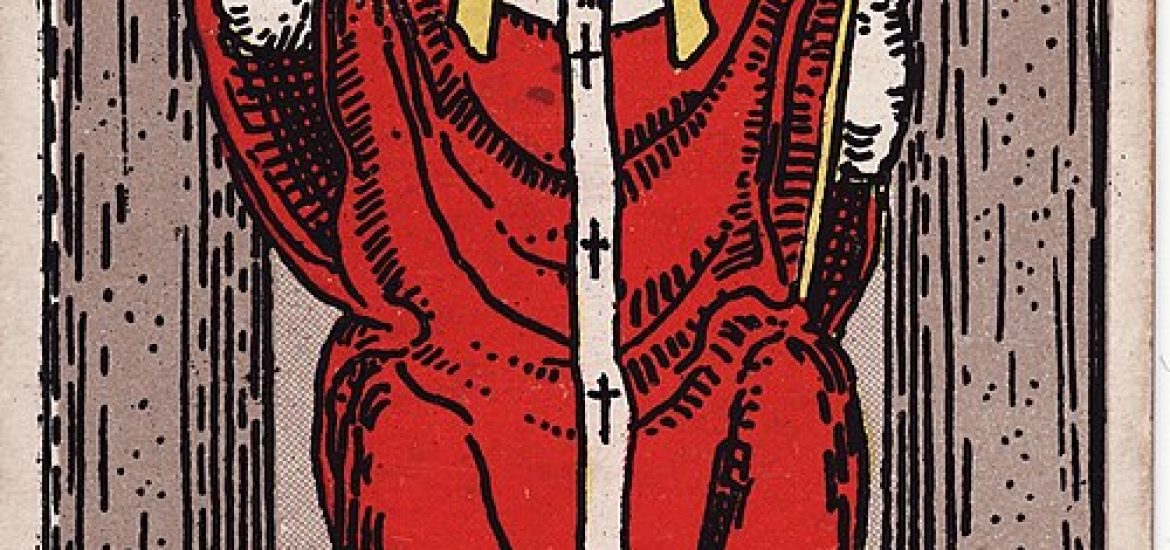 Tarotkortet Hierofanten fra Rider-Waite-Smith-dækket