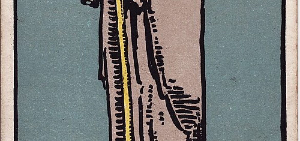 Tarotkortet Eremitten fra Rider-Waite-Smith-dækket