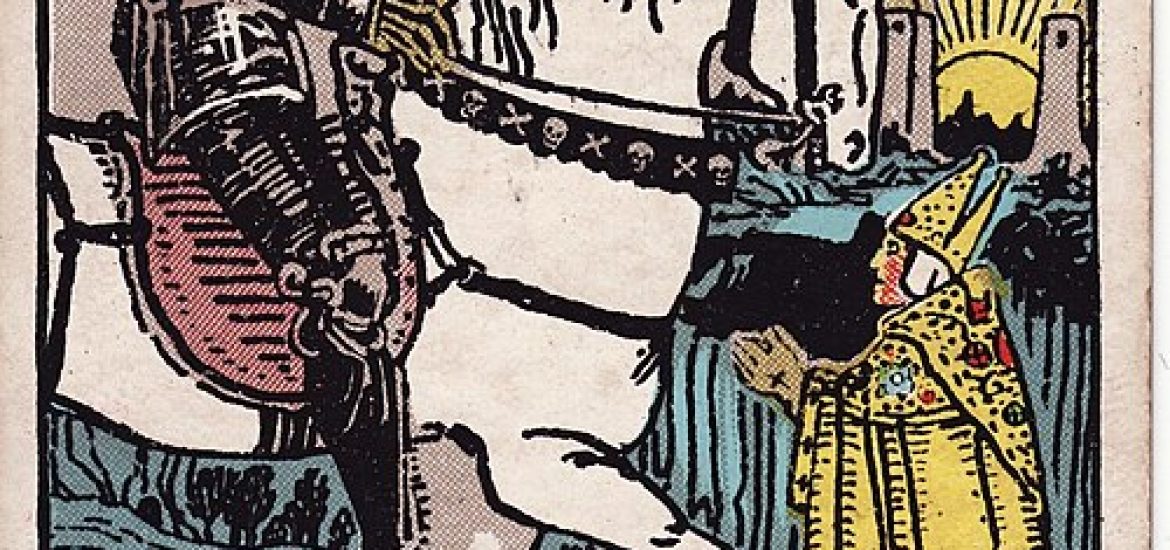 Tarotkortet Døden fra Rider-Waite-Smith-dækket