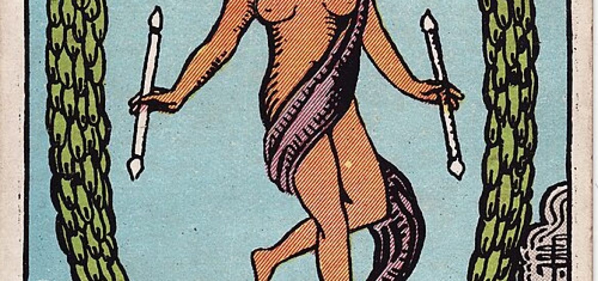 Tarotkortet Verden fra Rider-Waite-Smith-dækket